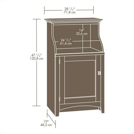 Sauder Summer Home Gourmet Stand in Carolina Oak Finish Sauder Summer Home Gourmet Stand in Carolina Oak Finish